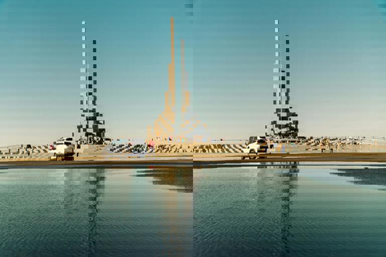 Outdoor Sculpture Trail Draws Crowds With Interactive Public Art Along Riverside Walk